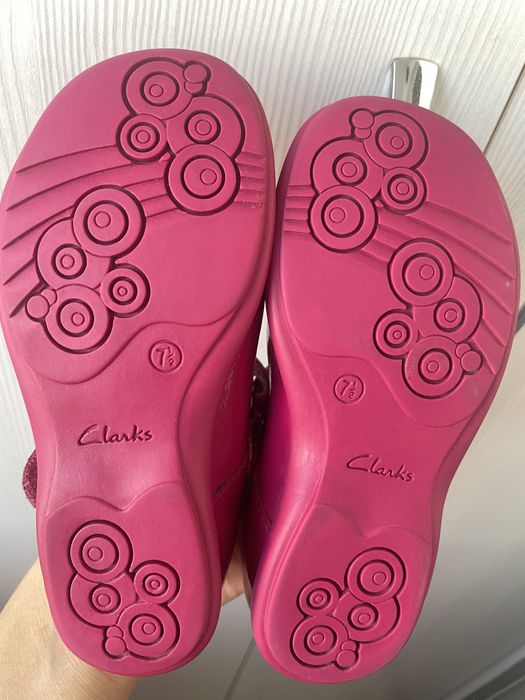 Clarks туфли лакированные