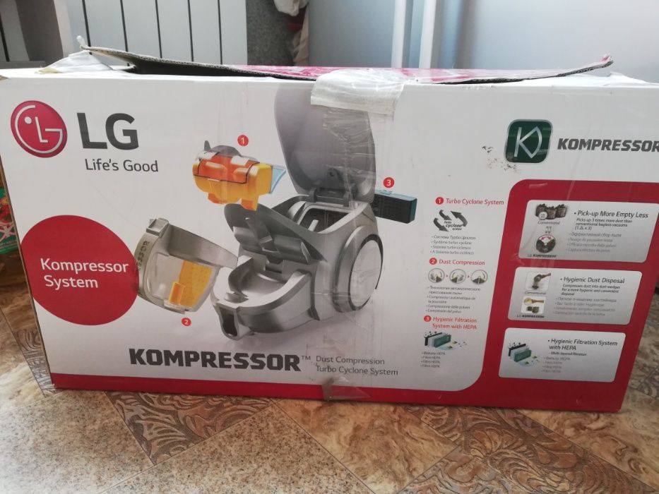 Классный современный пылесос! LG, мощность 2000w