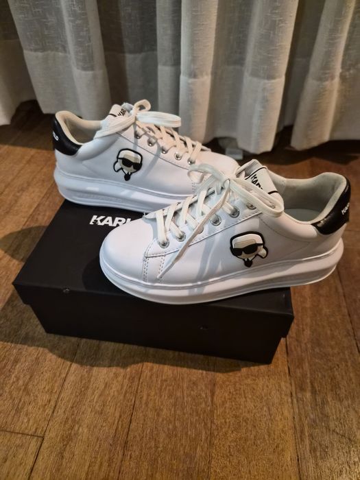 Кожени спортни обувки Karl Lagerfeld