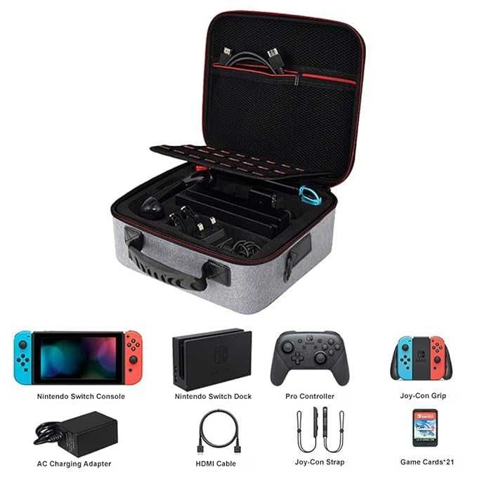 Чанта за съхранение Твърд Калъф за пренасяне Nintendo Switch Oled Кейс