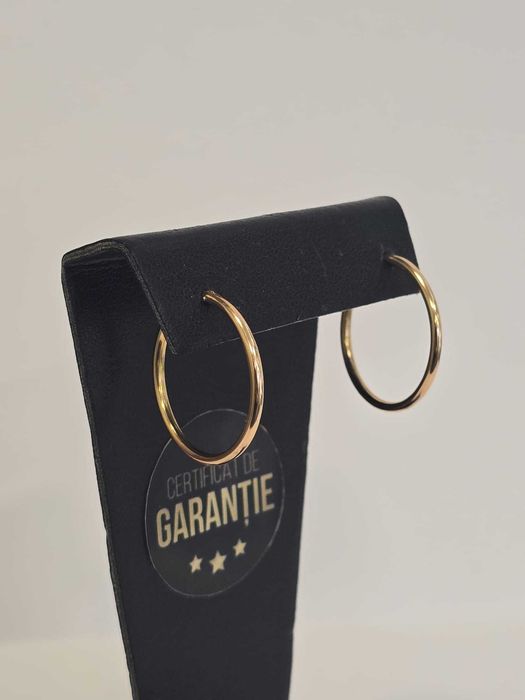 Cercei aur 14 K, 1.70 gr. (ECA 39 / b18078.1) – Garantie 2 ani
