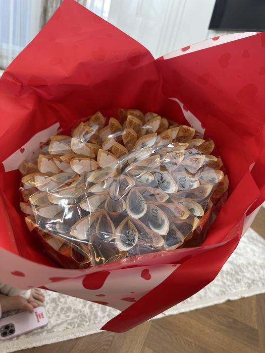 Денежный букет 45 тысяч