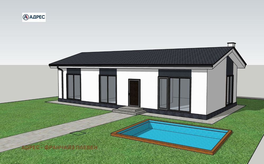 Парцел в Плевен, област-с.Ясен площ 632 цена 55000