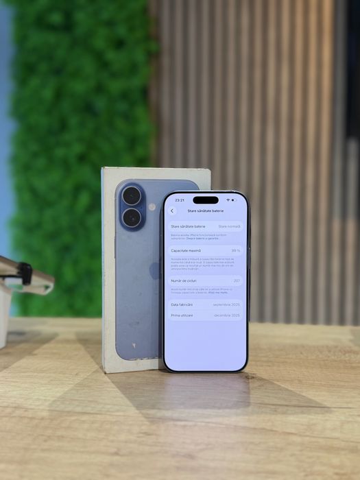 iPhone 17 256Gb Blue/Baterie99%/Garantie 12 luni @atsgsm.ro