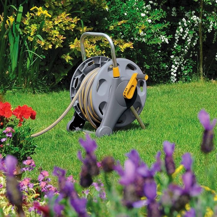 Механическая катушка со шлангом 2 в 1 HoZelock HoseReel 50m
