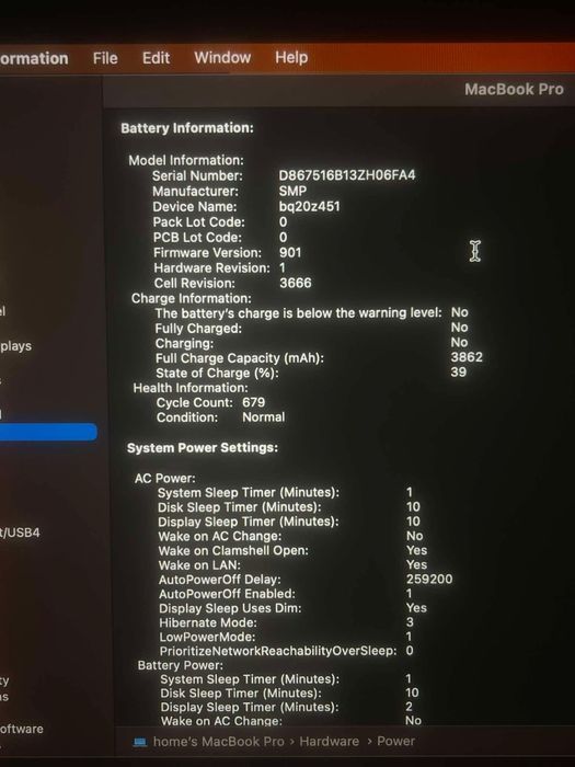 MacBook PRO Retina 2017 2.3 Ghz intel core i5