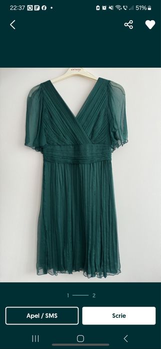 Rochie matase naturala