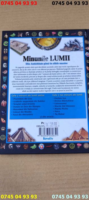 carte carti lumea pe intelesul tau Minunile lumii