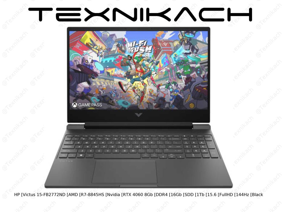 Ноутбук • HP Victus 15-FB2772ND (AMD R7-8845HS + Nvidia RTX 4060 8Gb)