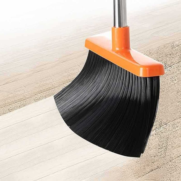 Комплект метла и лопатка 2 в 1 с дълга метална дръжка Lazy Sweeping Kit