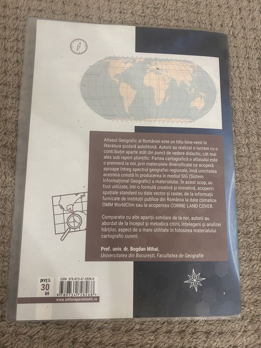 Atlas geografic școlar România - Paralela 45
