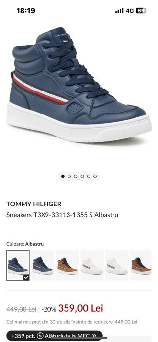 Sneakers Tommy Hilfiger originali nr 35/40