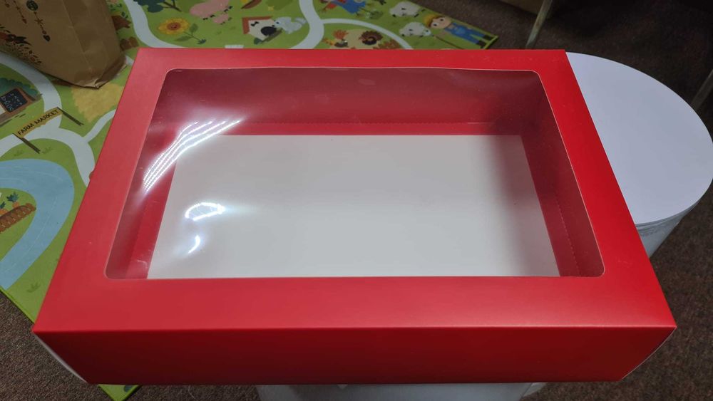 Lot de cutii din carton circulare x8