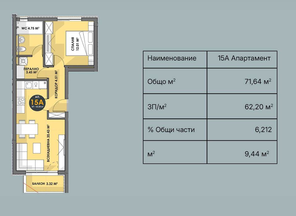 Продава се Двустаен апартамент в Плевен, Дружба 1 - 72 кв.м за 1050 €/кв.м - Снимка #3