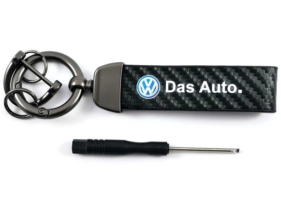 Луксозен Ключодържател VW КОЖА Volkswagen Passat Bora GOLF CC Polo