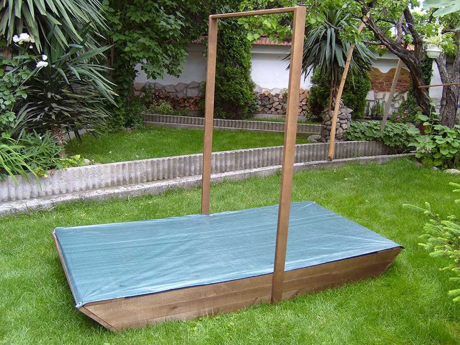 Детски пясъчник със сенник,Кораб.