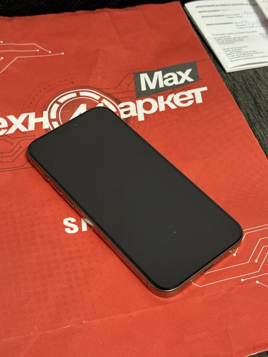 КАТО НОВ 256GB iPhone 16 Pro Max Гаранция Техномаркет 2026г. Desert
