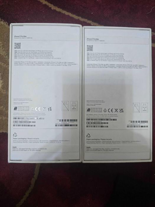 iPhone 17 Pro Max 1 TB Silver Новый 0 Цикл