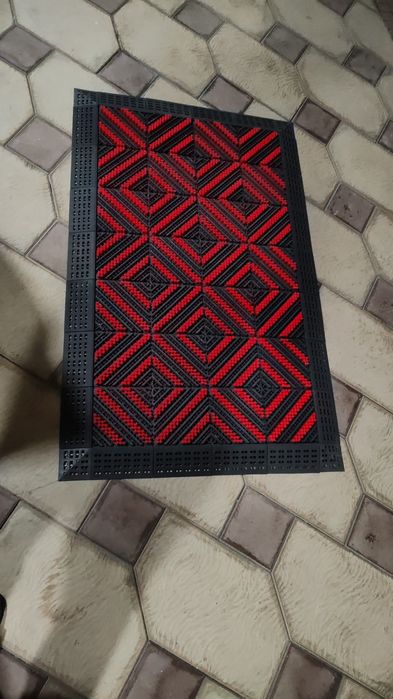 Офис ва магазин ешиги остига модул коврик. 125х70 см. Кафел, гранит