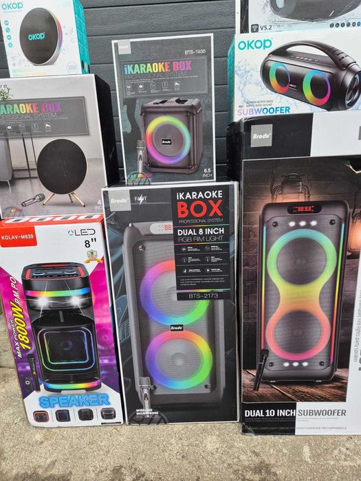 Boxa portabila bluethooth usb fm Brodu BTS-1935 6.5" 35W