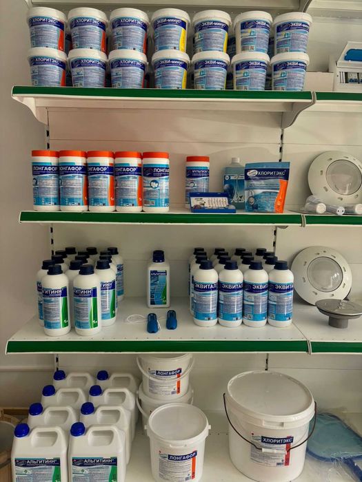 Хлор, Альгицид, Химия для бассейна