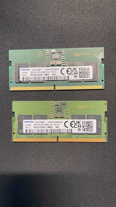 RAM Laptop Samsung DDR5 16GB (2x8GB) 4800MHz Dual Channel