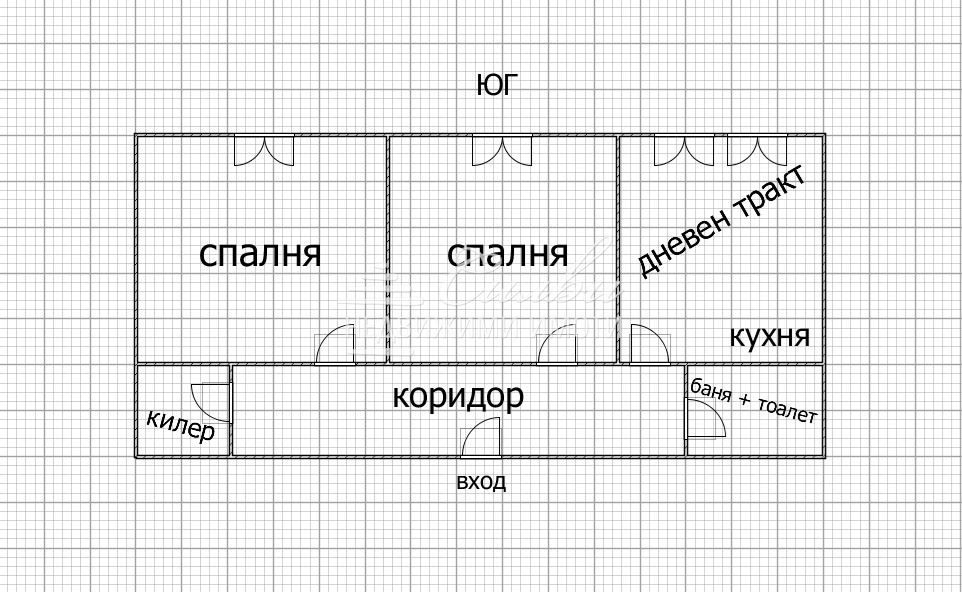 Тристаен ТУХЛЕН апартамент след ОСНОВЕН ремонт - кв.Херсон