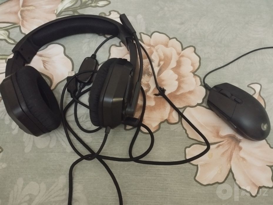 Наушники 2E gaming и мышь Logitech G102