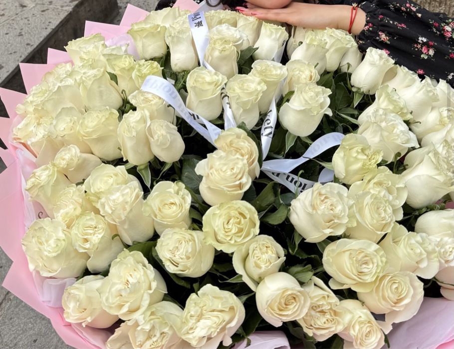 Цветы 101 роза