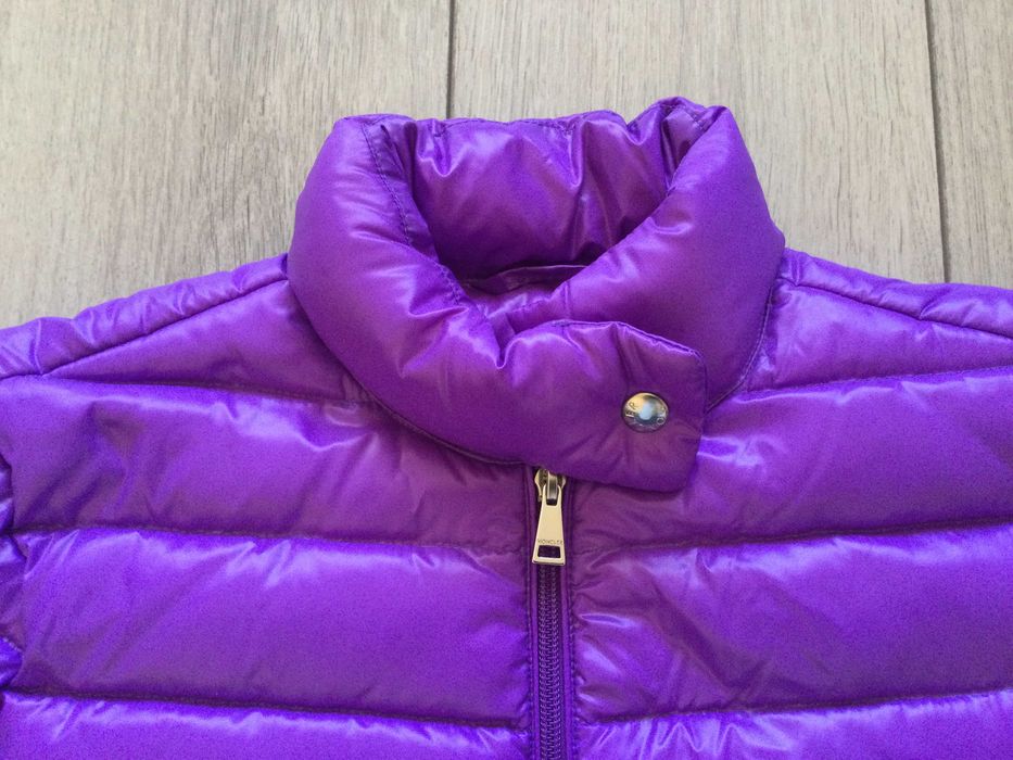 НОВО дамско лилаво / виолетово пухено яке MONCLER размер 2 / M