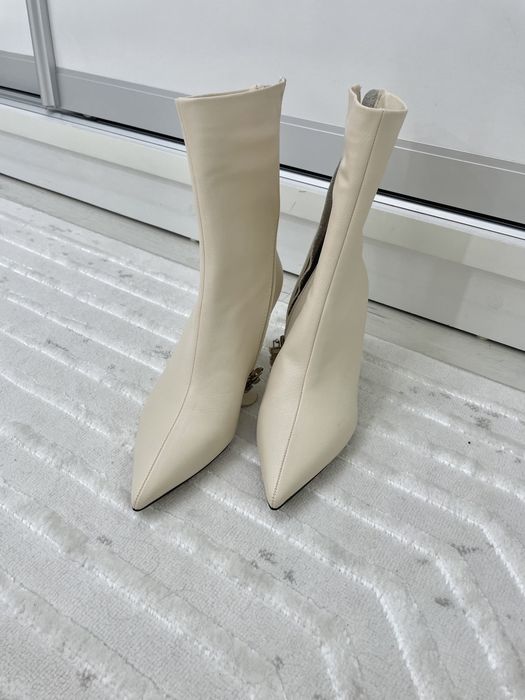 Ботинки бежевые демисезонные