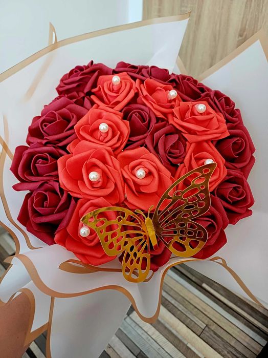 Букет от вечни рози