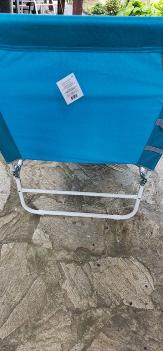 ЧИСТО нови Сгъваеми шезлонг, легло 3 в 1. 1.бр. Сини от Германия