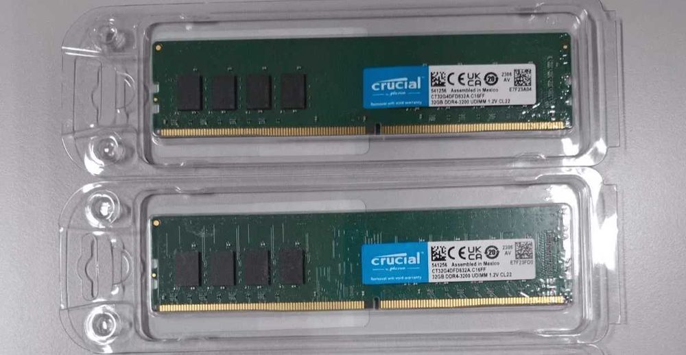 Kit RAM Desktop Crucial 64GB DDR4 3200MHz