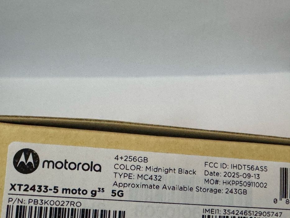 НОВ MOTO G35  5g  4ram/256gb с гаранция