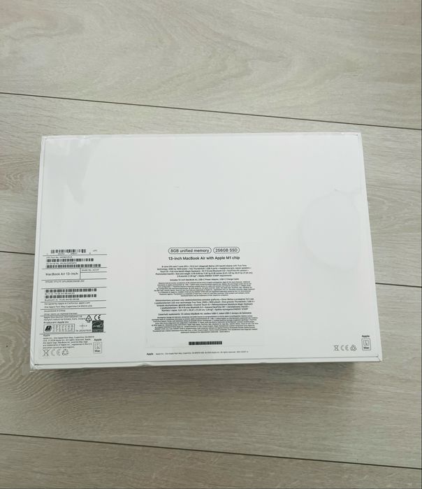 MacBook Air M1 13” 8GB RAM, 256GB SSD – Sigilat, Nou