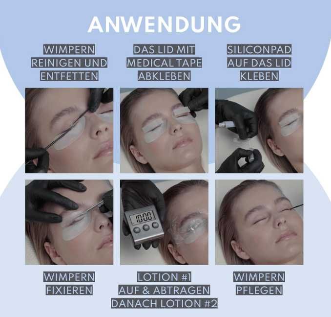 Стартов комплект за повдигане на мигли Augenmanufaktur