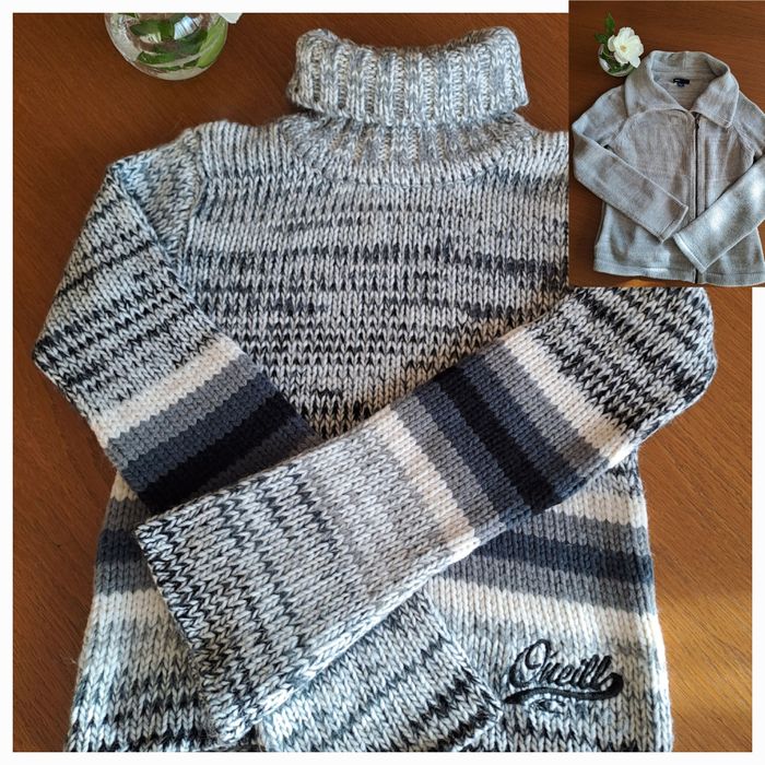 Пуловер O'neel и жилетка Gap