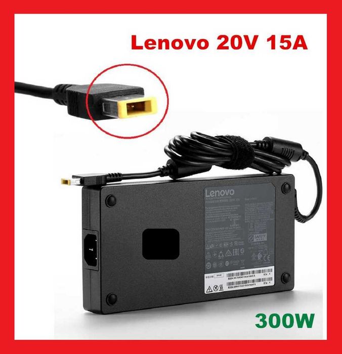 Lenovo 300W Charger Adapter Lenovo Legion ThinkPad ADL300SDC3A 20V 15A