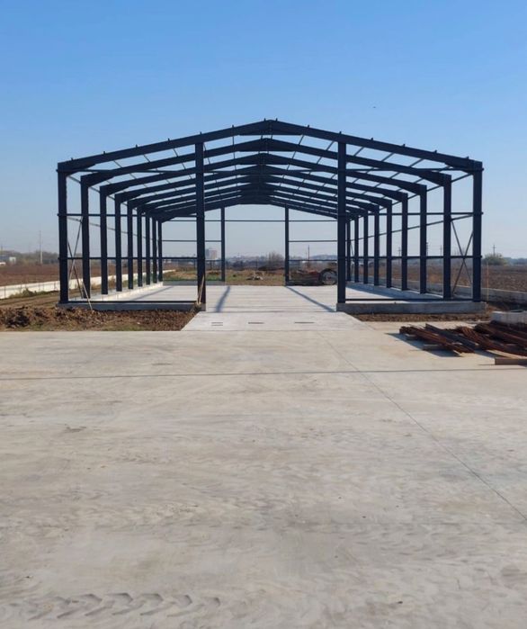 Vând Hală Metalică completă la gata demontabilă pe șuruburi, asigurăm