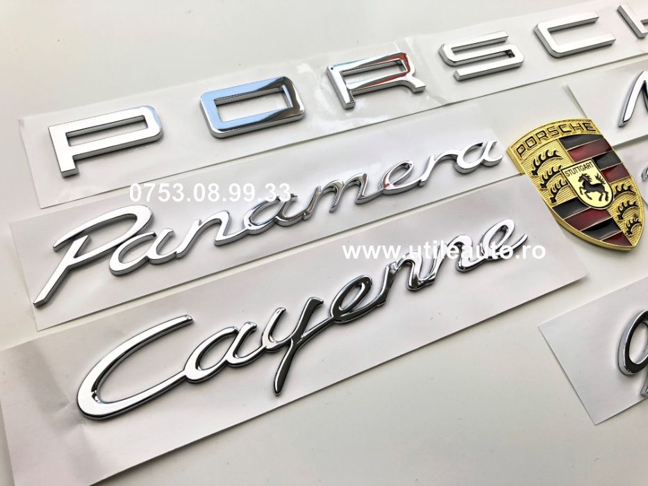 Emblema Porsche Panamera Cayenne Macan Turbo S 911