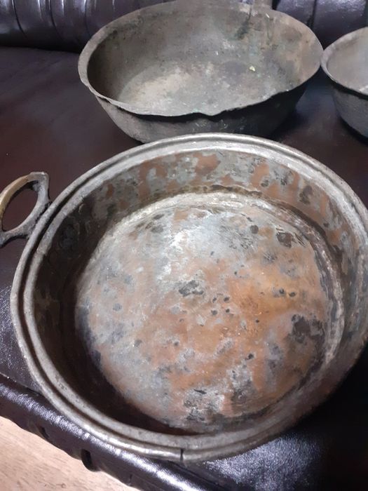 Грил  тиган  за пикник чугунен.Меден  тиган