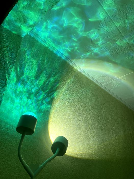 Торшер с эффектом заката, океанских волн