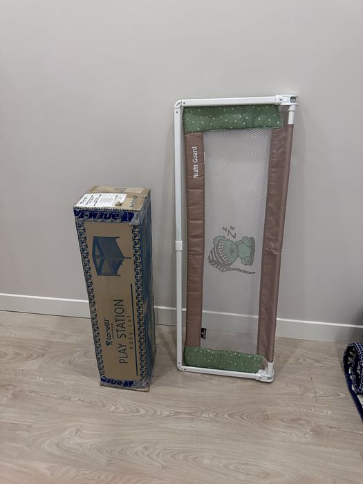 Продам детский манеж и бортик для кровати