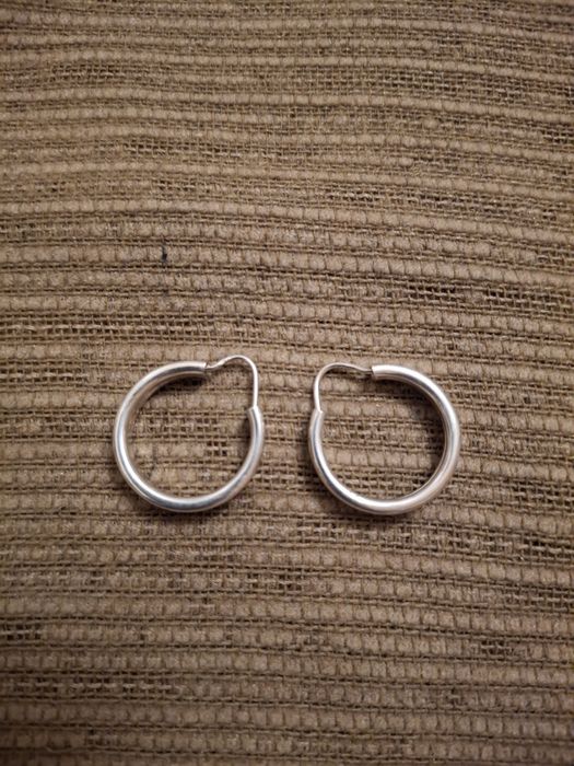 Сребърни обици халки