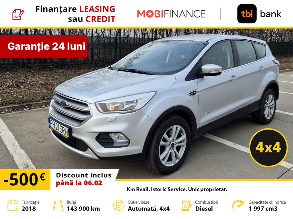Ford Kuga TVA inclus, deductibil / Istoric Service / Euro 6 / Unic Proprietar