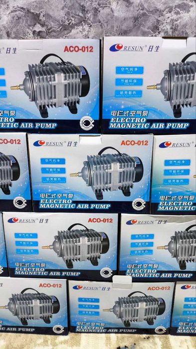 Профессинальный поршневой компрессор для прудов и водоёмов Resun-012