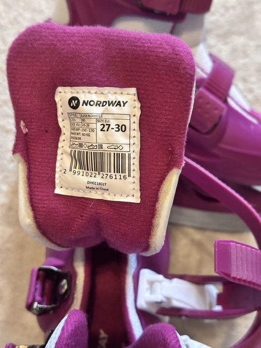 Детские коньки (растущие), размер 27-30