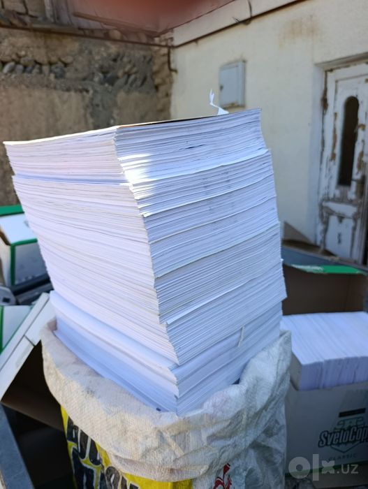 Oq qogʻoz daftar kitob karton makalatura makalatura olamiz