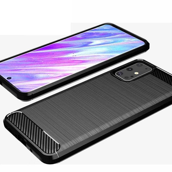 Huse carbon piele SAMSUNG Galaxy S10 Lite A51 A71 A41 S20 Ultra Plus